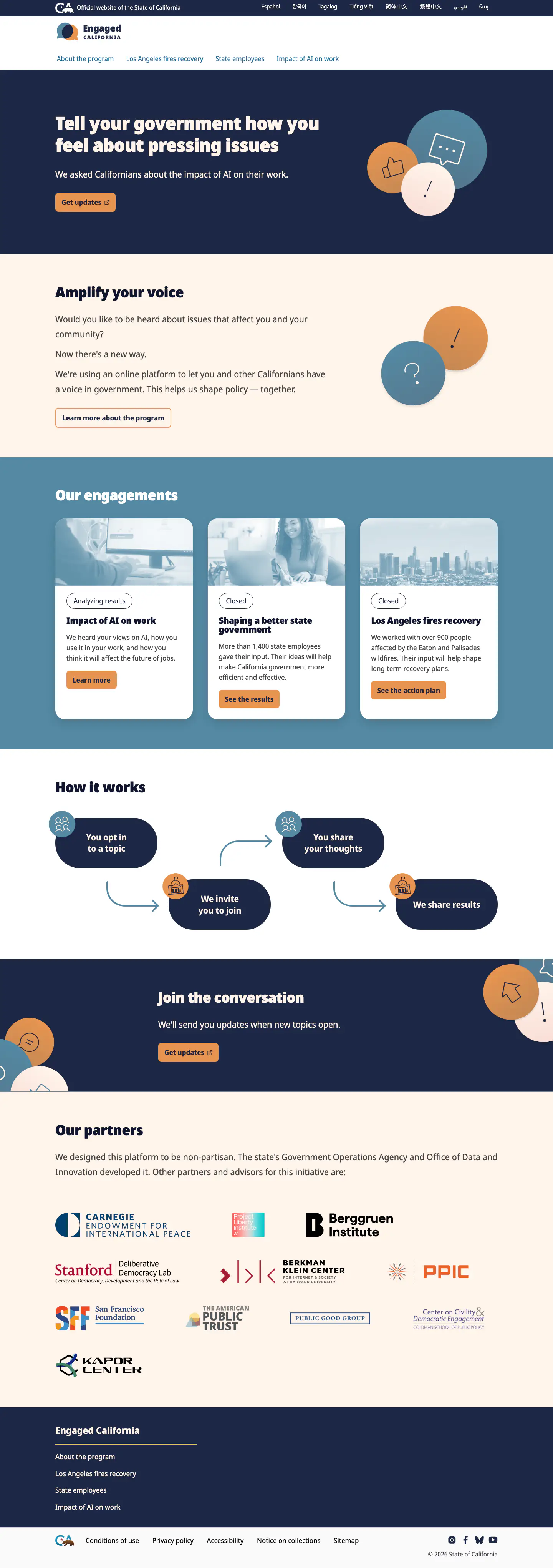 Engaged California homepage at desktop width (1440px)